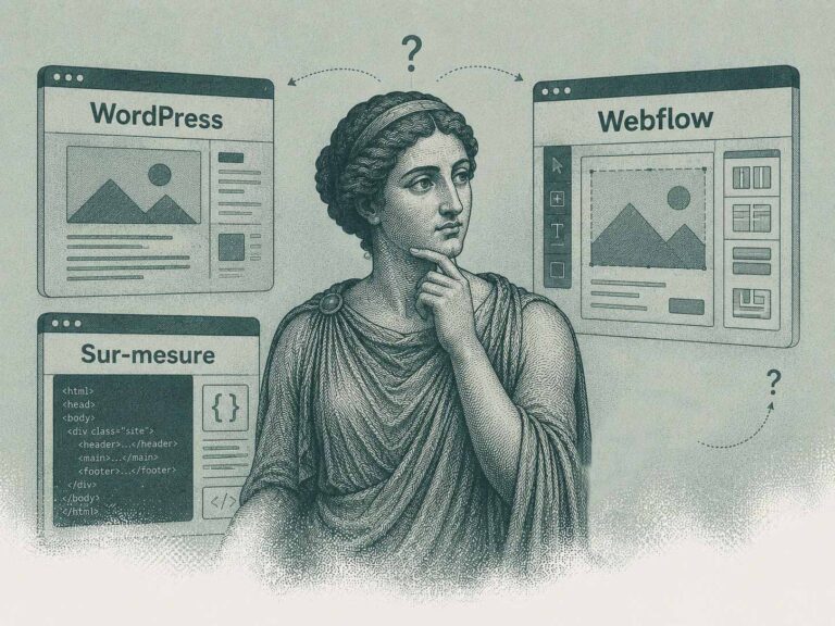 WordPress, Webflow ou développement sur-mesure : quelle solution pour un site TPE/PME en 2026 ?